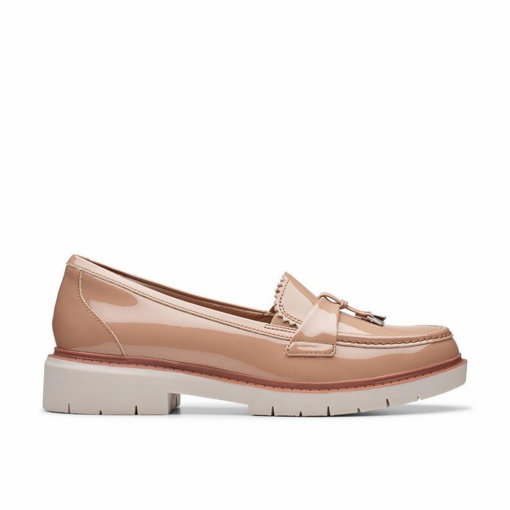 Clark’s Patent Loafer - Westlynn Bella - Warm Beige